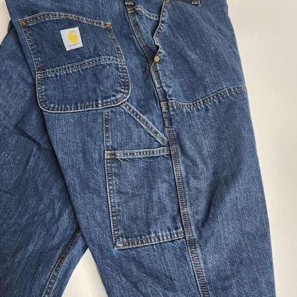 Carhartt Loose Fit Double Front Utility Logger Denim Jeans Men's Size 42 x 32 - Picture 16 of 16